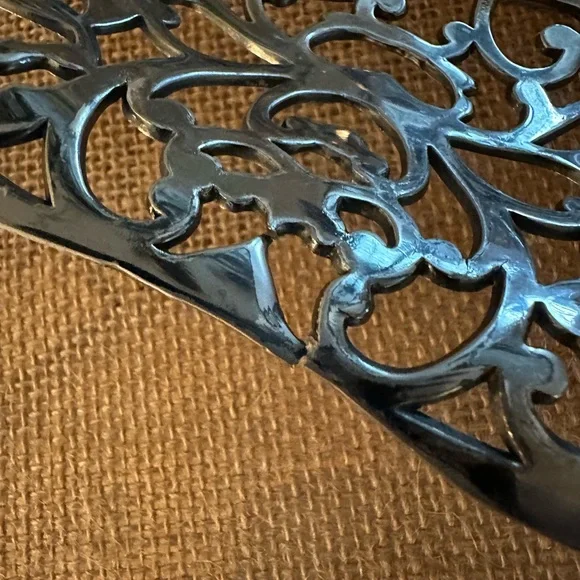 VTG Bride’s Basket by Apollo Silver Co. - Picture 15 of 16